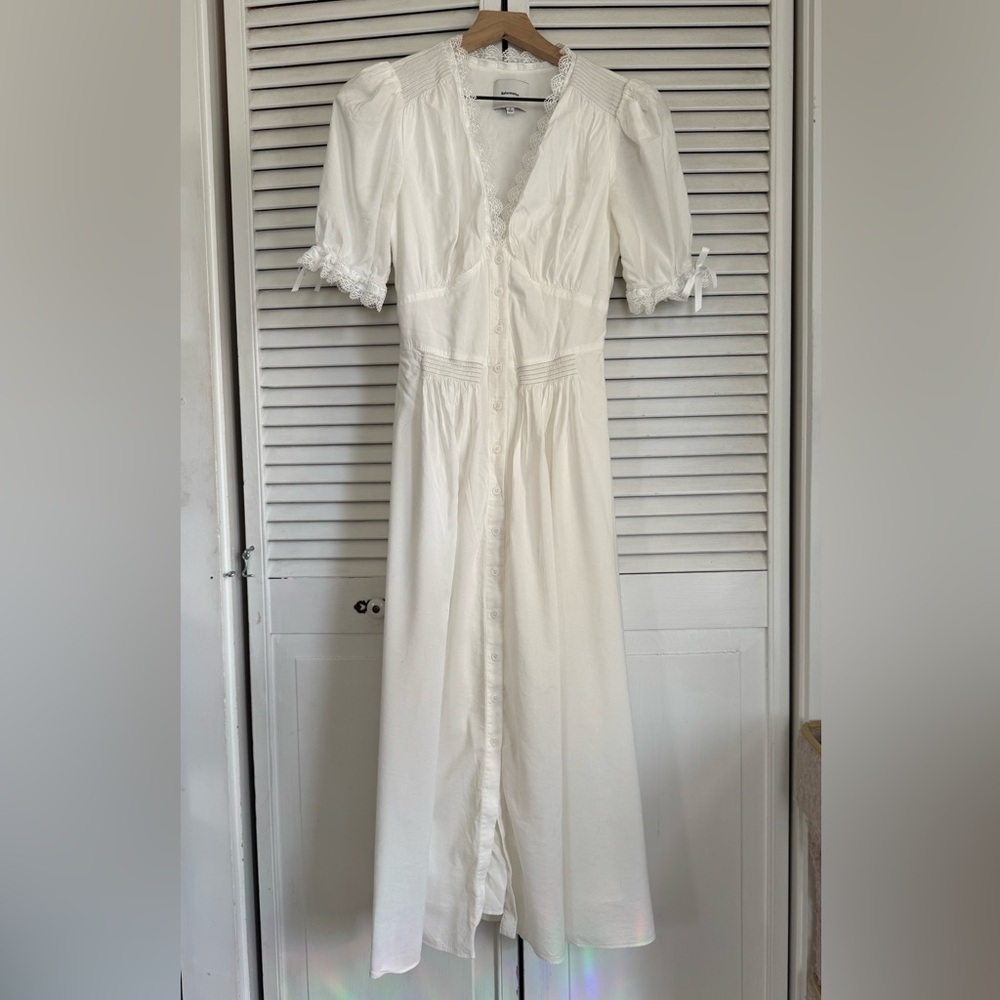 Reformation Button Down Midi Dress